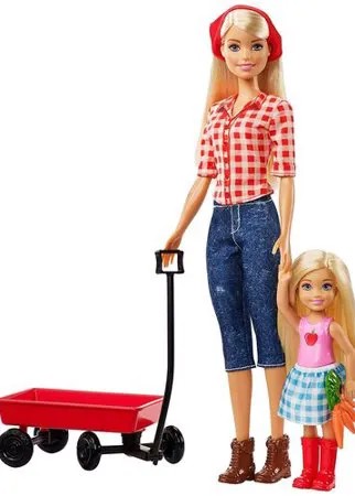 Куклы Барби и Челси, из специальной серии 'Ферма', Barbie, GCK84