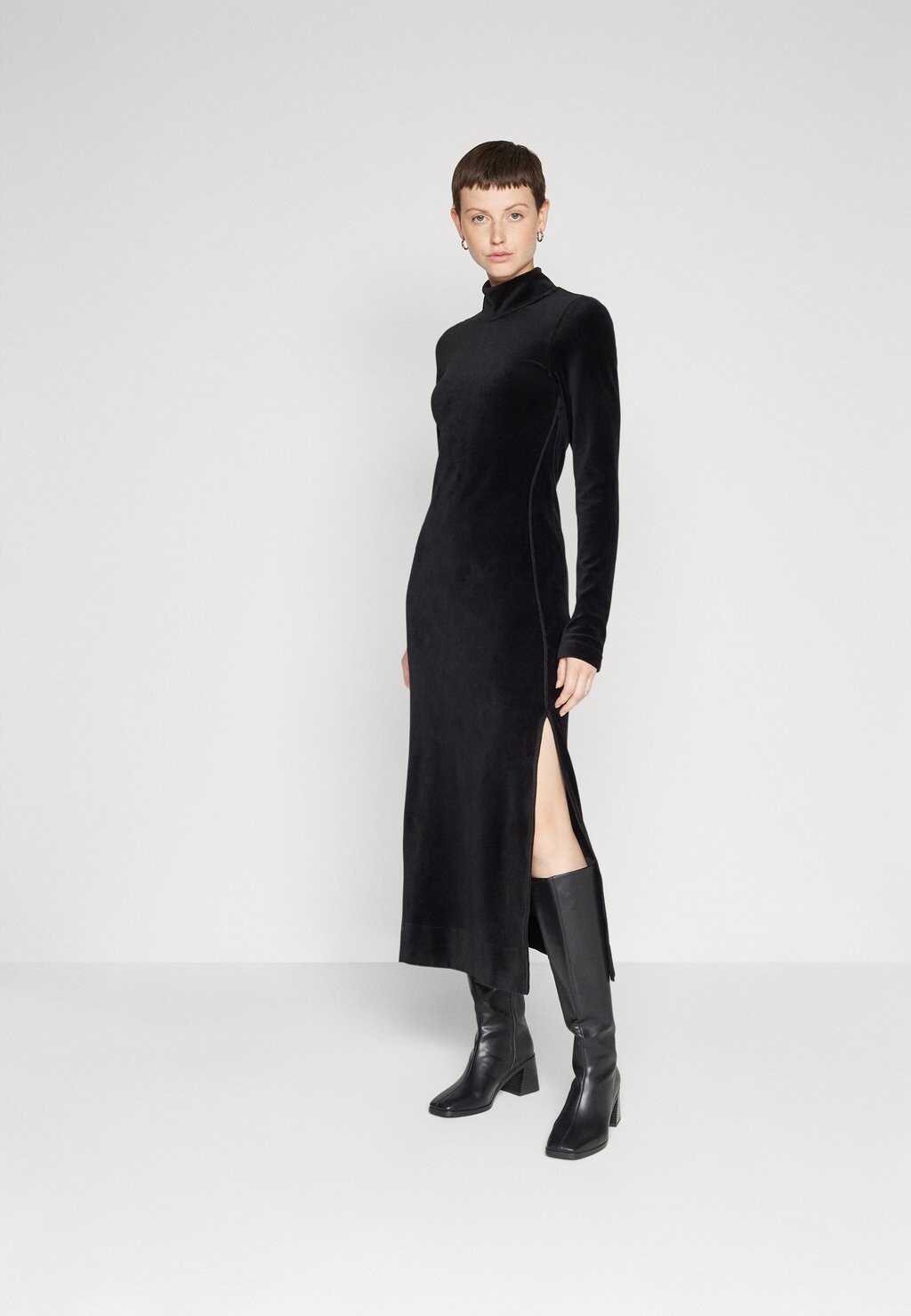 Длинное платье SLIT DRESS G-Star, черный