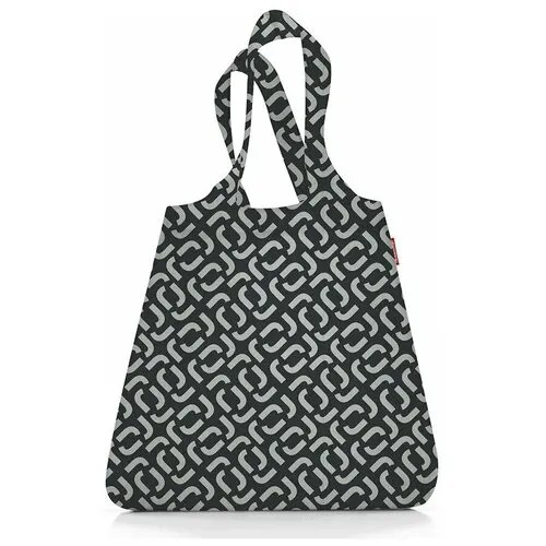 Сумка складная mini maxi shopper signature black