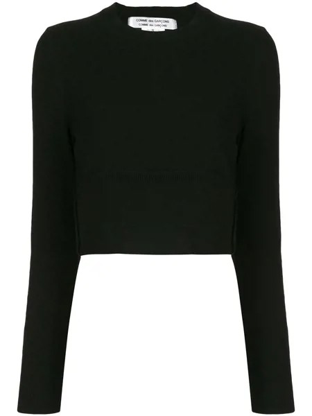 Comme Des Garçons Comme Des Garçons укороченный свитер с круглым вырезом