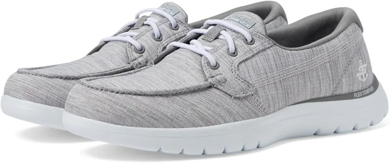 Топсайдеры SKECHERS Performance On-The-Go Flex - Ashore Boat Shoe, цвет Gray