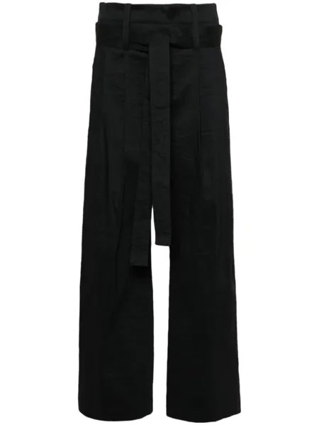 Issey Miyake широкие брюки Shaped Membrane, черный