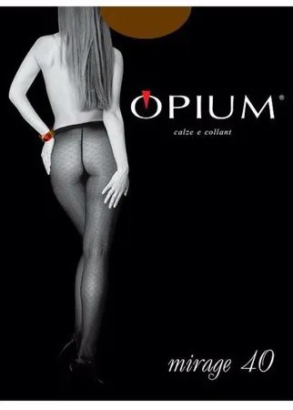 Колготки Opium Mirage, 40 den, размер 3, коричневый