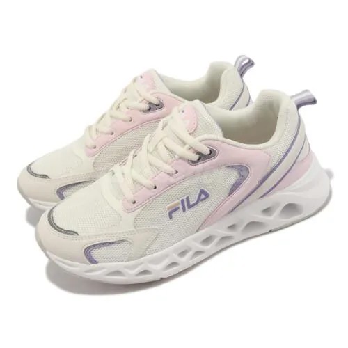 Fila J311X Цвет слоновой кости Белый Серебряный Розовый Женская спортивная обувь для бега Кроссовки