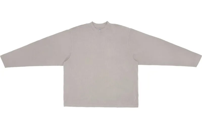 Футболка GAP Co-brand, унисекс, серо-коричневый Yeezy, коричневый