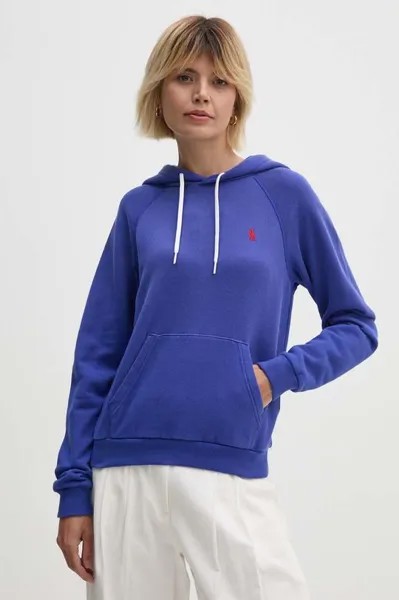 Хлопковая толстовка Polo Ralph Lauren, синий