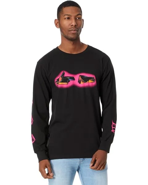 Футболка Volcom Run The Jewels X Hot Wheels Long Sleeve, черный
