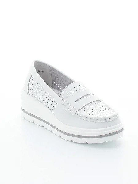 Туфли Madella женские летние, размер 38, цвет белый, артикул UXH-31068-1B-SU