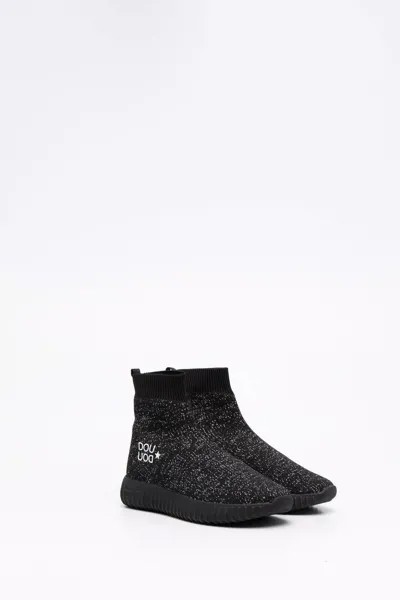 Douuod Kids logo-print sock boots