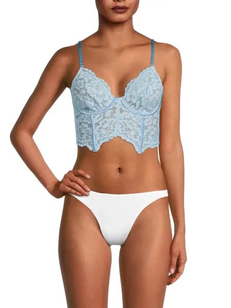 Кружевной бюстгальтер Magnolia под проволокой Cosabella, цвет Aasmani Blue
