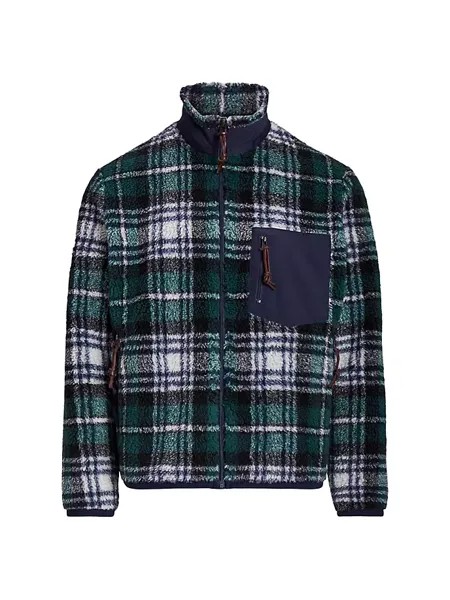 Жаккардовая куртка из флиса в клетку Polo Ralph Lauren, цвет gordon modified plaid