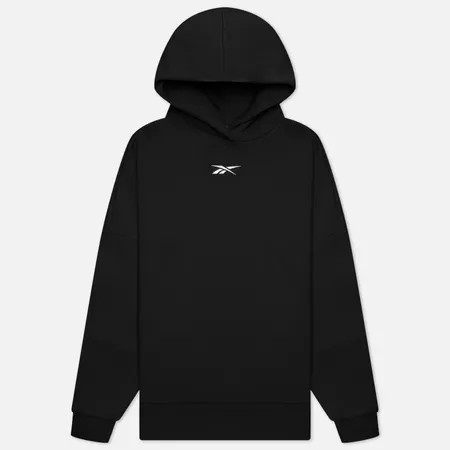 Женская толстовка Reebok Studio Recycled Oversize Hoodie, цвет чёрный, размер XS