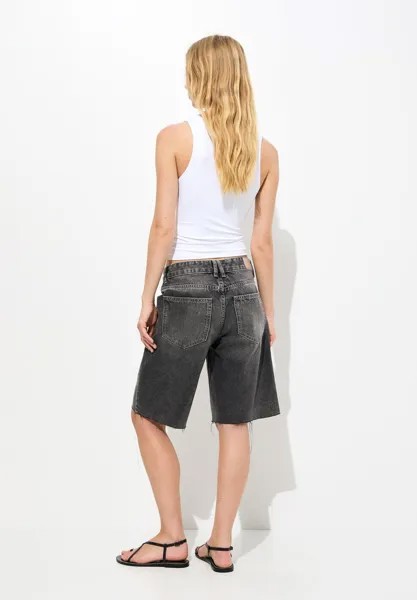 Джинсовые шорты SKATER, BERMUDA PULL&BEAR, темно-серый