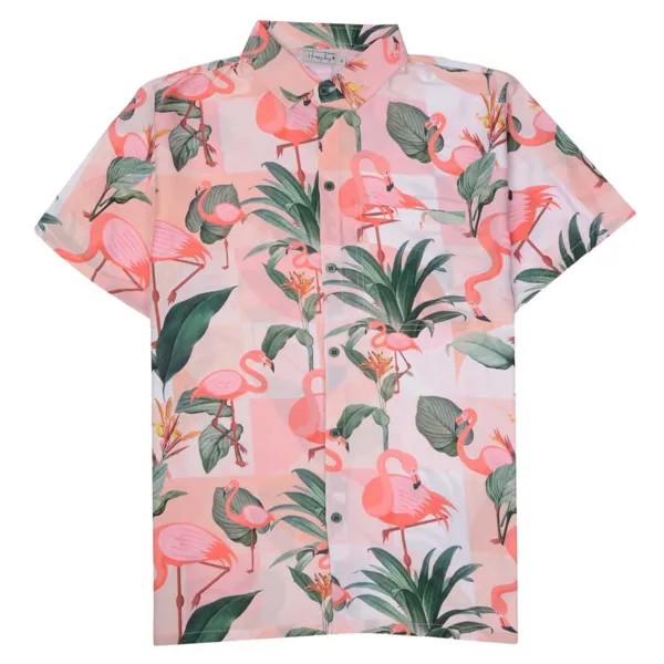 Рубашка Happy Bay You look flamazing hawaiian, разноцветный