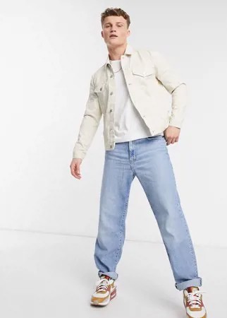 Светлая джинсовая куртка New Look-Белый