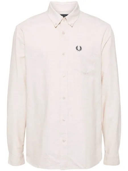 Fred Perry рубашка оксфорд, коричневый