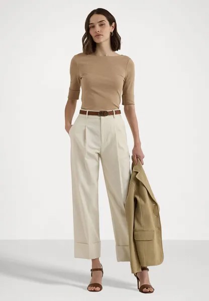 Базовая футболка COTTON BOATNECK TOP Ralph Lauren, цвет Birch Tan