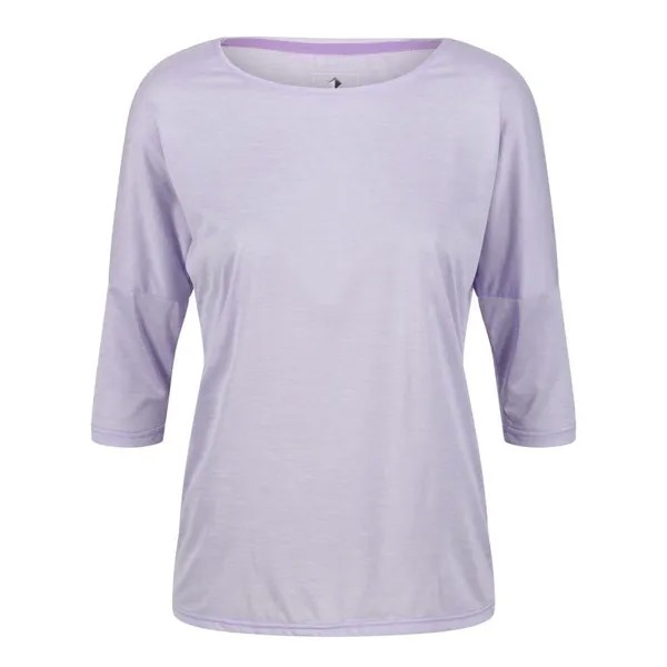 Женская футболка Pulser II с рукавом 3/4 пастельно-сиреневого цвета REGATTA, цвет rosa
