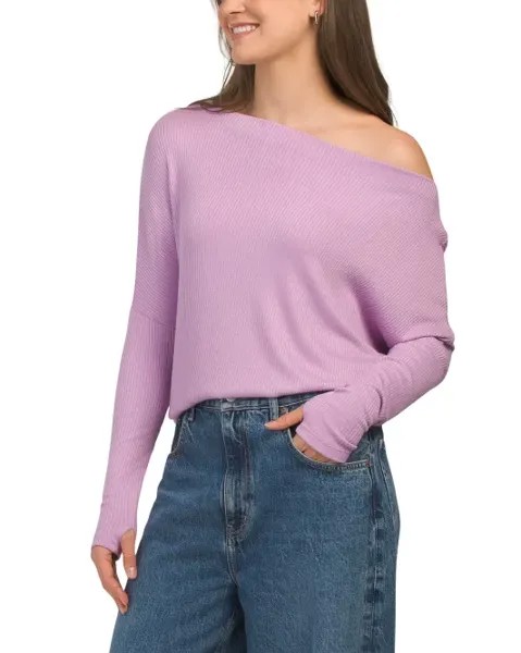 Топ с открытыми плечами Made In USA Elan, цвет Lavender