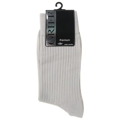 Мужские носки Griff, размер 45-47, серый