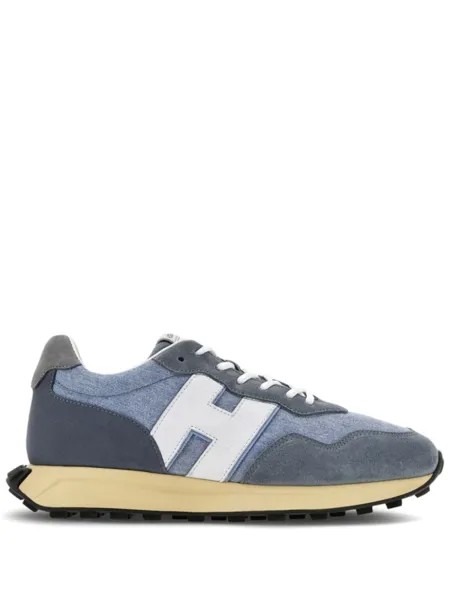 Hogan кроссовки H601 на шнуровке, синий