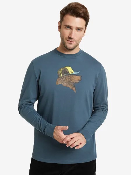 Лонгслив мужской Columbia Blue Reef LS Graphic Tee, Синий