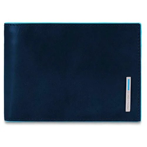 Кошелек мужской Piquadro Blue Square синий, кожа натуральная (pu1240b2/blu2)