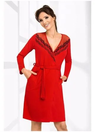 Халат Donna, размер XL, красный