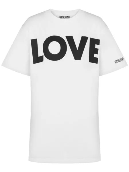 Moschino рубашка Love, белый