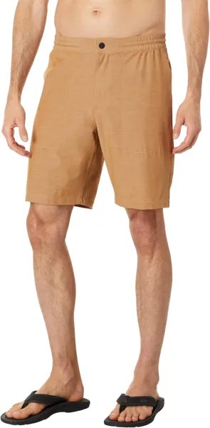 Гибридные шорты из конопли All Time RVCA, цвет Camel