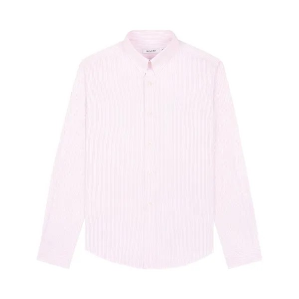 Рубашка Sporty & Rich Crown Logo Button Down 'Rose/White', розовый