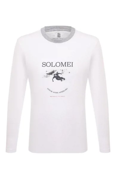 Хлопковый лонгслив Brunello Cucinelli