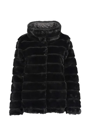 Полушубок женский BLUE SEVEN blue 7 291043 черный 38 EU
