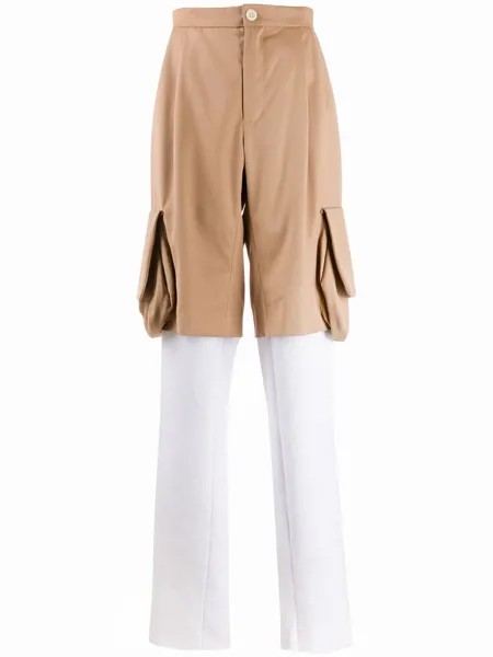 Natasha Zinko шорты средней длины с боковыми карманами