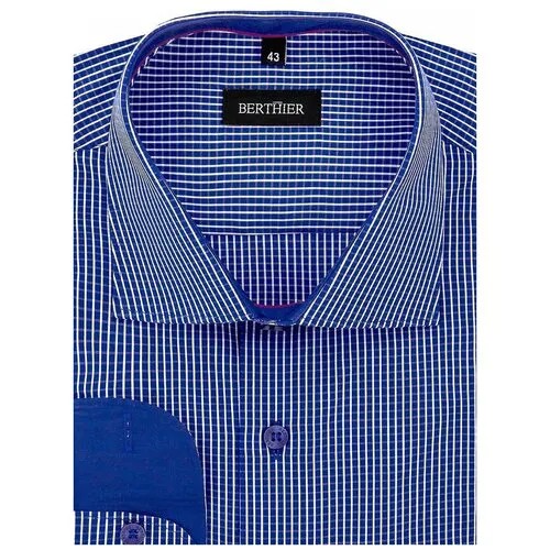 Рубашка BERTHIER, размер 174-184/45, синий
