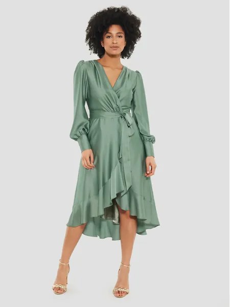 Коктейльное платье стандартного кроя Swing, зеленый