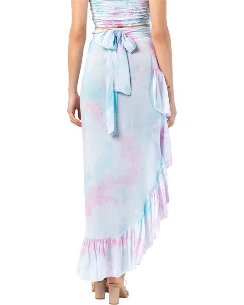Юбка Tiare Hawaii Tulip Wrap Skirt, цвет Turquoise Pink Smoke