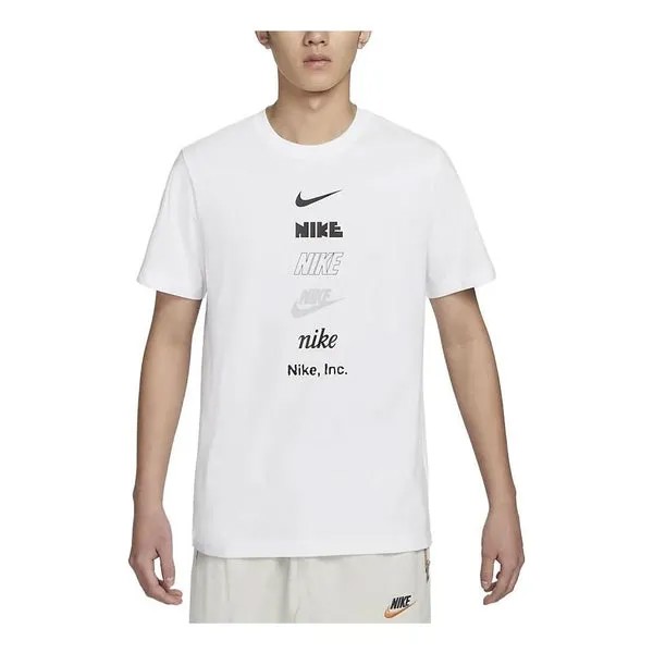 Футболка Nike Sportswear T-Shirt 'White', белый