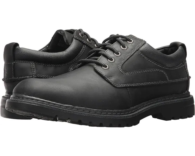 Оксфорды Dockers Warden Plain Toe, цвет Black Soft Oiled Crazyhorse