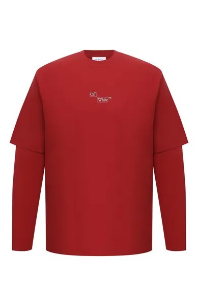 Хлопковый лонгслив Off-White
