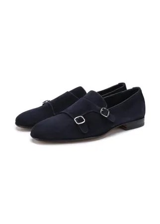 Замшевые монки Santoni