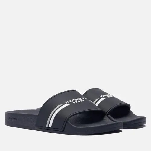 Мужские сланцы Hackett Slider Logo чёрный, Размер 42 EU