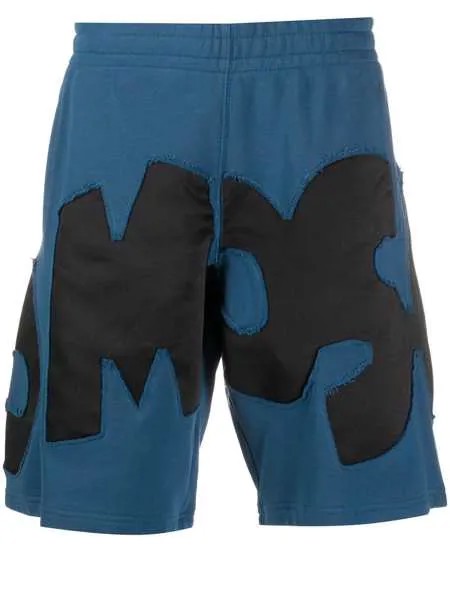 Moschino спортивные шорты с аппликацией логотипа