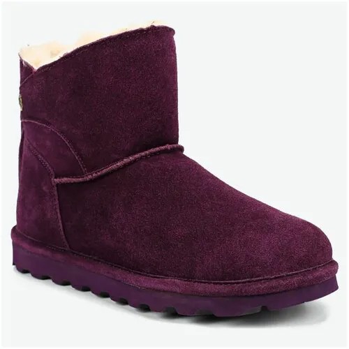 Угги женские Bearpaw 2013W Natalia Wine замшевые зимние с мехом фиолетовые (37)