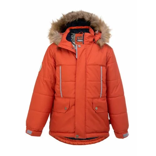 Куртка KISU, размер 104, оранжевый