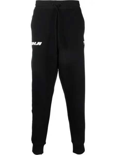 Y-3 спортивные брюки с логотипом, черный