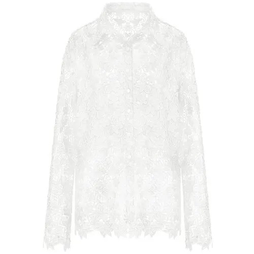 Рубашка  Exetera, классический стиль, подкладка, размер 46, белый