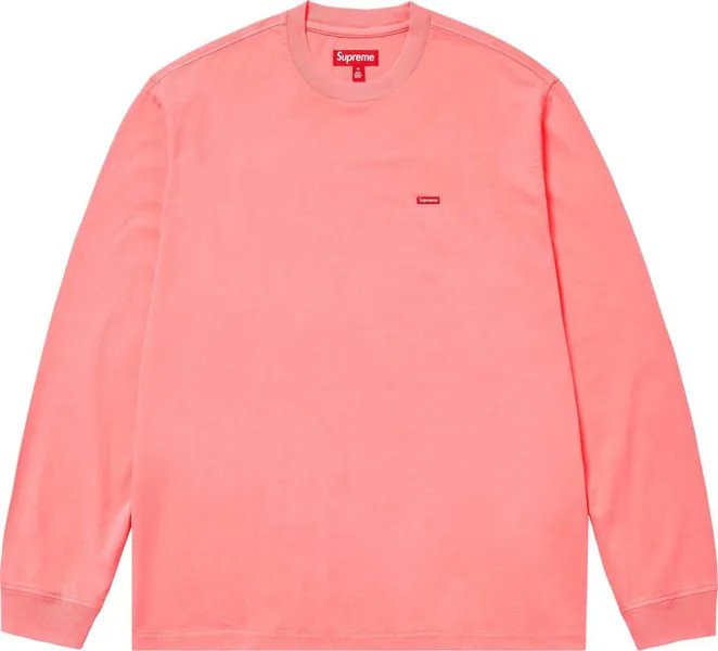 Лонгслив Supreme Small Box 'Bright Orange', оранжевый