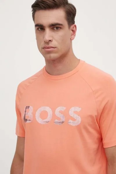 Футболка Boss Green, оранжевый
