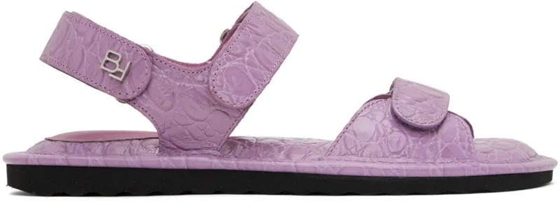 Пурпурные сандалии Гидеона BY FAR